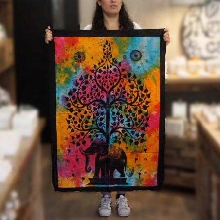Arte de pared de algodón - Árbol elefante  - 3