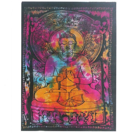 Arte de pared de algodón - Buda tranquilo  - 1