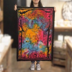 Arte de pared de algodón - Buda tranquilo  - 3