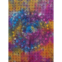 Arte de Pared De Algodón - Mandala Elephant  - 1