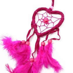 Atrapasueños Bali corazón peq - Turquesa/Rosa/Morado (Colores Surtidos)  - 4
