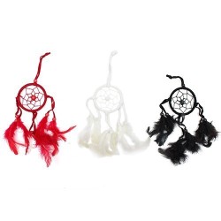 Atrapasueños Bali aro peq - Negro/Blanco/Rojo (Colores Surtidos)  - 1