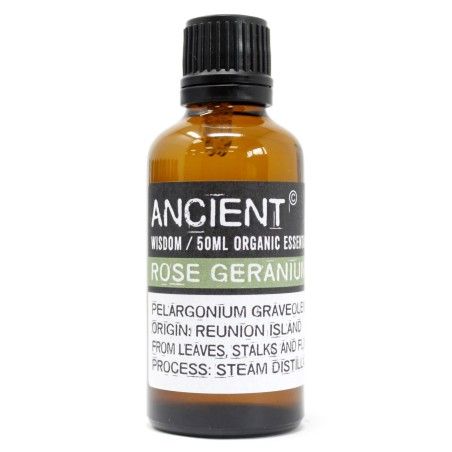 Rosa Geranio Aceite Esencial Órganico 50ml  - 1