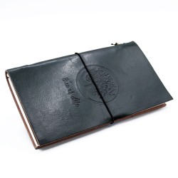 Leather Journal - Árvore da Vida - Verde (80...