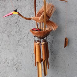 Campanilla de bambú - Acabado natural - Madre y...