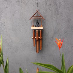 Campana in bambù - Finitura naturale - Buddha...