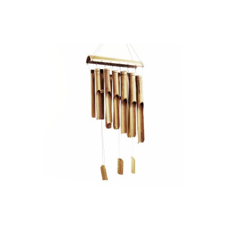 Bamboo bell - Natural finish - 12 large tubes