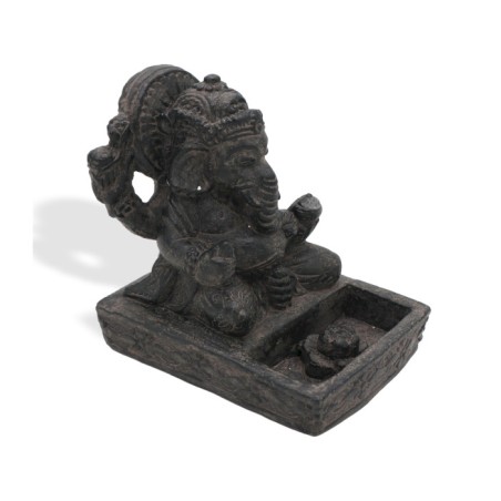 Bruciatore di incenso Ganesh Fengshui - Nero antico