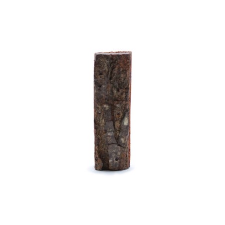 Rustykalna litera z kory - "I" (12) - mała 7cm