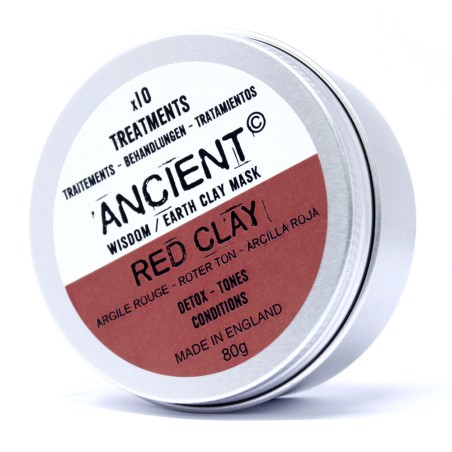 Mascarilla Arcilla Roja 80g - Pieles Grasas - Desintoxica y Tonifica la Piel
