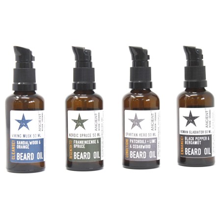 Aceite para la barba - Almizcle Vikingo - Limpia! - Sándalo y Naranja - 50ml