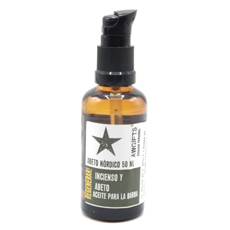 Aceite para la barba - Abeto Nórdico  - Regenera! - Incienso y Abeto - 50ml