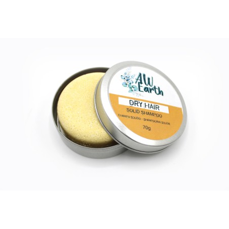 Xampú Solido Artesanal a Lata - Cabell Sec - 70 gr. - Vegà
