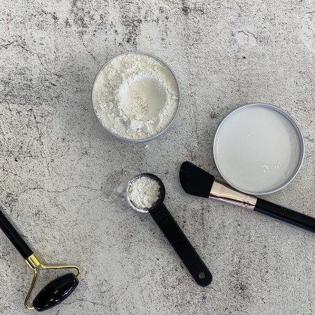 Maschera all'argilla caolino 50 g - Pulisce in profondità la pelle e assorbe l'olio