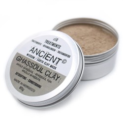 Ghassoul Moroccan Brown Clay Mask 80g -...