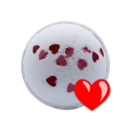 Herzen der Liebe Badebombe - Wilde Blumen - 1 Einheit 180gr.