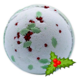 Christmas bath bomb - Holly and Mistletoe Berry...
