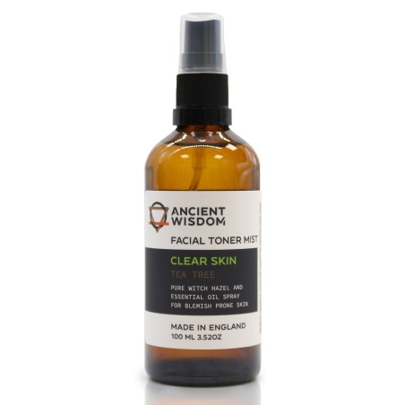 Tonic facial - Hazel Vrăjitoare cu Arbore de Ceai 100ml - Oferă hidratare, calmează pielea și oferă nutrienți și vitamine