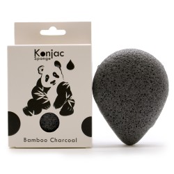 Éponge pour le visage Konjac - Charbon de...