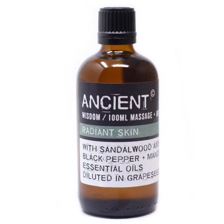 Olio per Massaggi - Pelle Radiosa - Amayris di Sandalo, Pepe Nero e Mandarino - 100ml  - 1