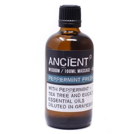 Aceite de Masaje - Menta Fresca - Menta, Árbol de Té y Eucalipto - 100ml  - 1