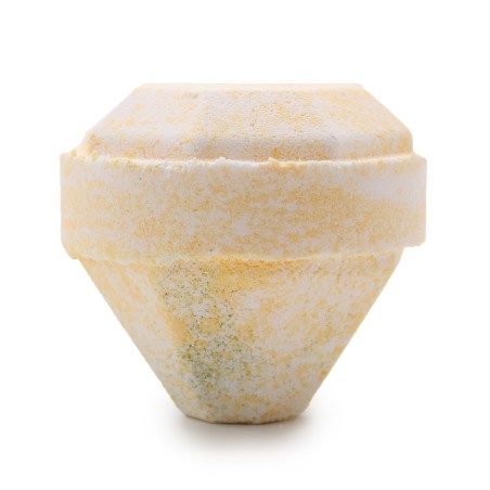 Bomba de Bany de Pedres Precioses - Blanca i Daurada - 200gr.