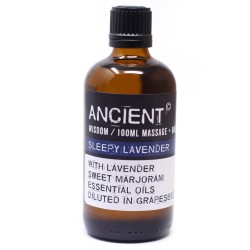Olio per Massaggi - Lavanda Rilassante - Lavanda e Maggiorana Dolce - 100ml  - 1