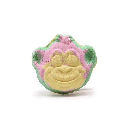 Bombe de bain Fun - Singe - Goyave et fraise - 90g