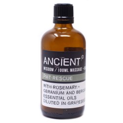 Aceite de Masaje - Dolores Premenstruales - PMS - Romero, Bergamota y Geranio - 100ml  - 1