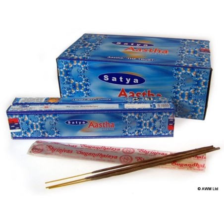Incienso Satya Aastha Incense - 1 cajetilla de 15gr.