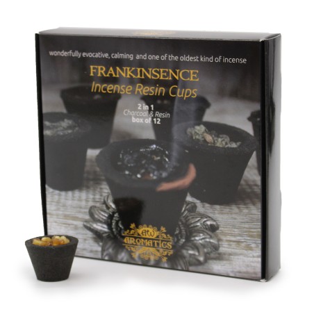 Caja de 12 Copas de resina incienso - Incienso - Frankincense / Olibano