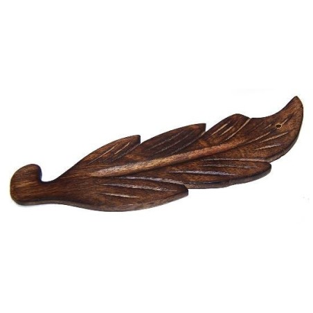Leaf Design Wood Ashcatcher (Asst Col)