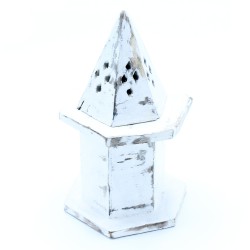 Wierookhouder met witte afwerking - Mini...
