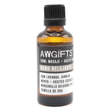 Aceite de Masaje - Relajante - Lavanda, Hinojo, Menta y Manzanilla - 50ml  - 1
