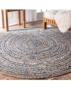TAPIS EN JUTE ET COTON RECYCLÉ