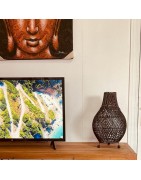WICKER TABLE LAMPS