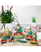 BRASS BUDDHA STATUES